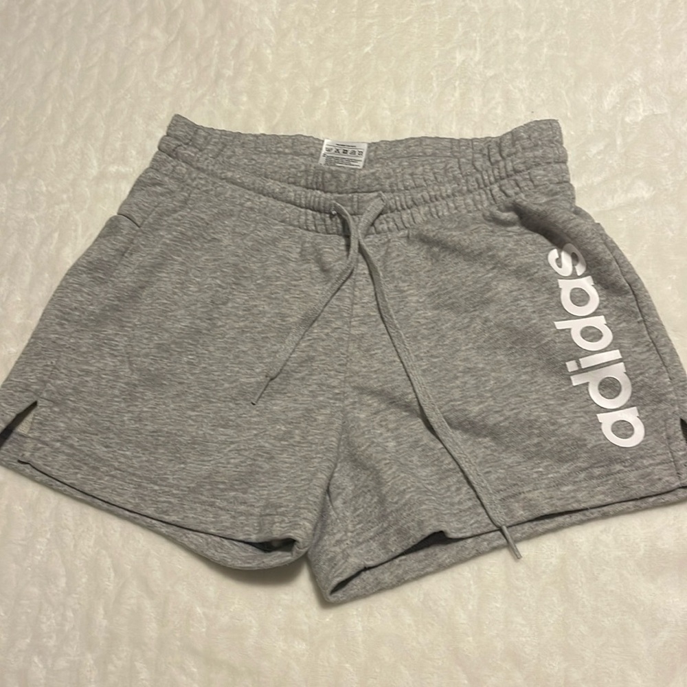 Xs Adidas Grey Sweat Shorts
